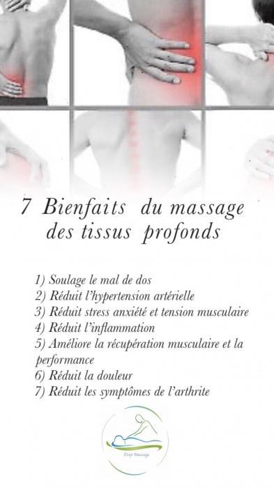 7 bienfaits du massage des tissus profonds